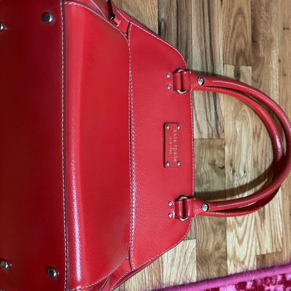 Red Kate spade bag